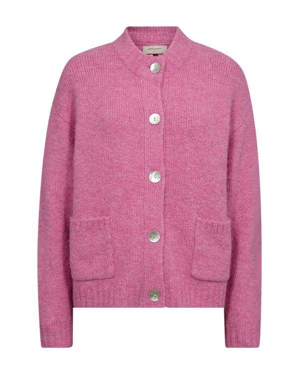 Freequent - Cardigan Louisa Fuchsia Pink