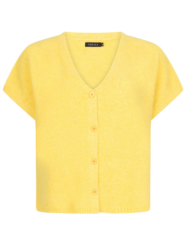 Ydence - Trui Cardigan Amelie Yellow