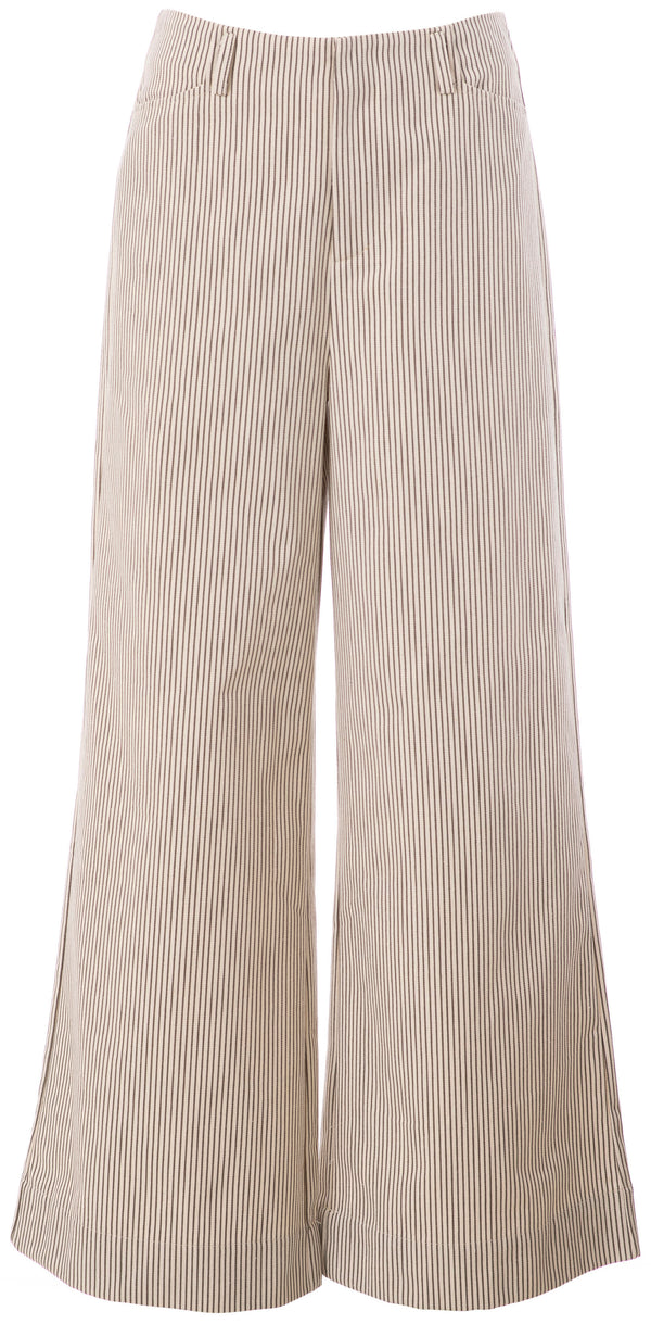 JcSophie - Broek Gale Army Green Stripes