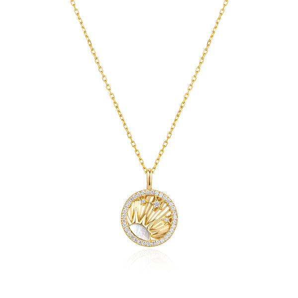 Ania Haie - Ketting Gold Shiny Sun Star