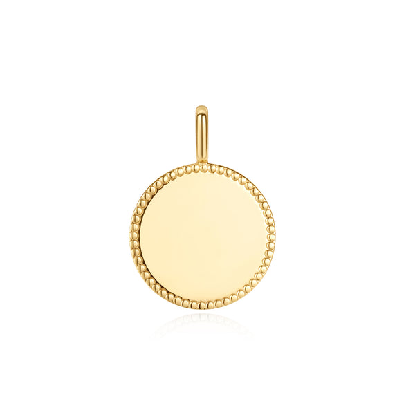 Ania Haie - POP CHARMS Bedel voor Armband of ketting - Gold Disc