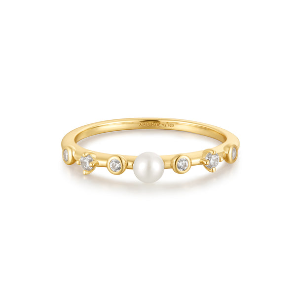 Ania Haie - Ring Gold Freshwater Pearl