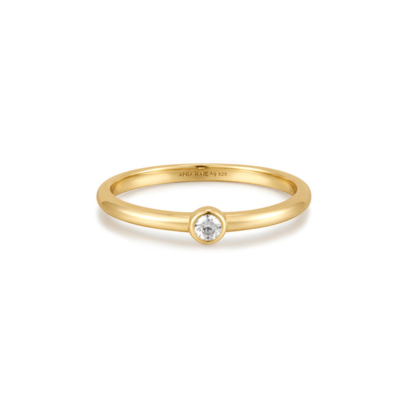 Ania Haie - Ring Gold Round Single Stud