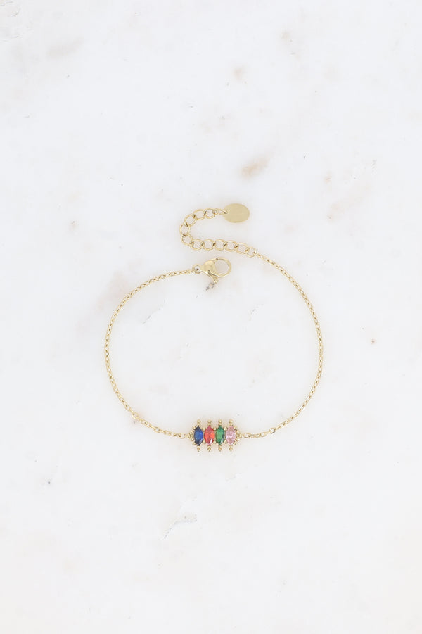 Armband - Multicolor Stones