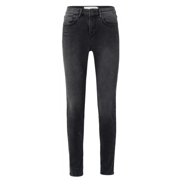 YAYA - Broek High Waist Skinny Jeans Grey