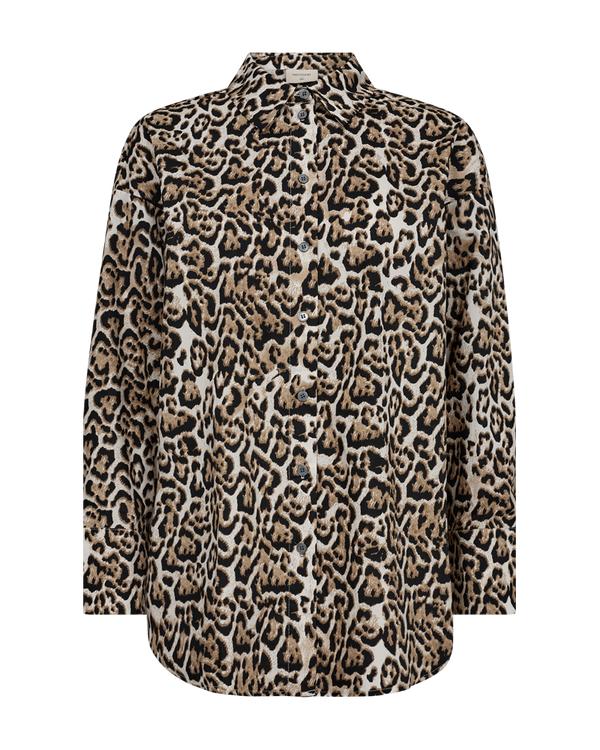 Freequent - Blouse Malay Leopard Rainy Day & Silver Mink