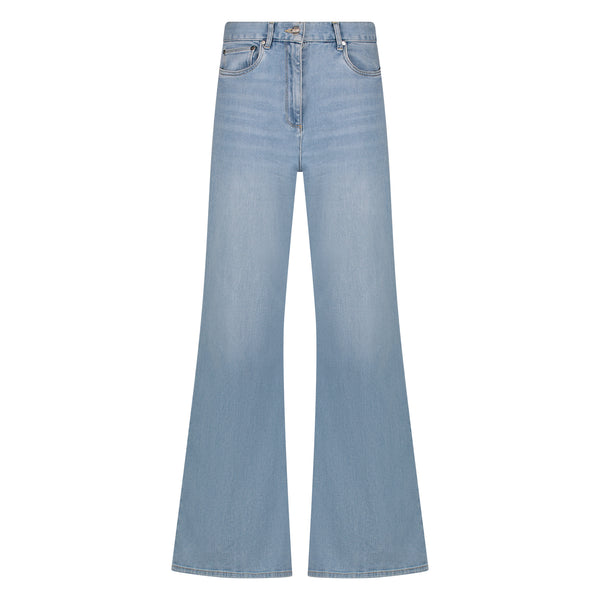 NUKUS - Broek Ruby Jeans Bleached Denim