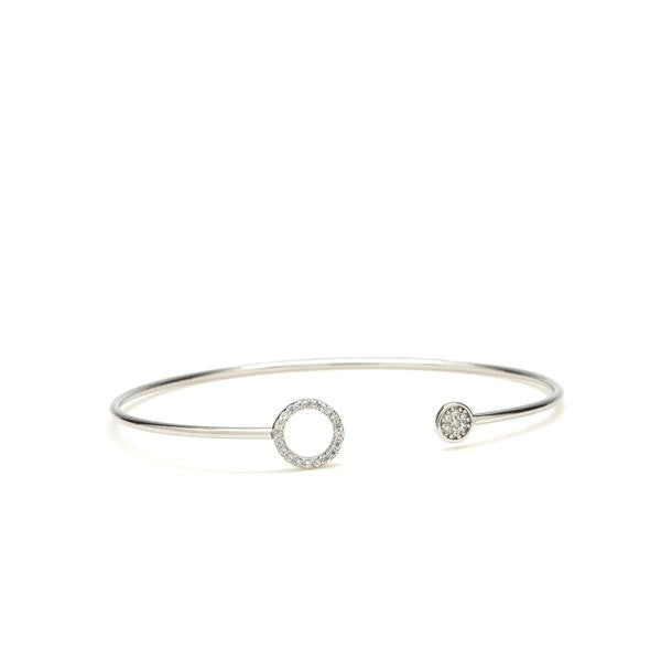 LineArgent - Armband Open Circle Bangle - Luxedy