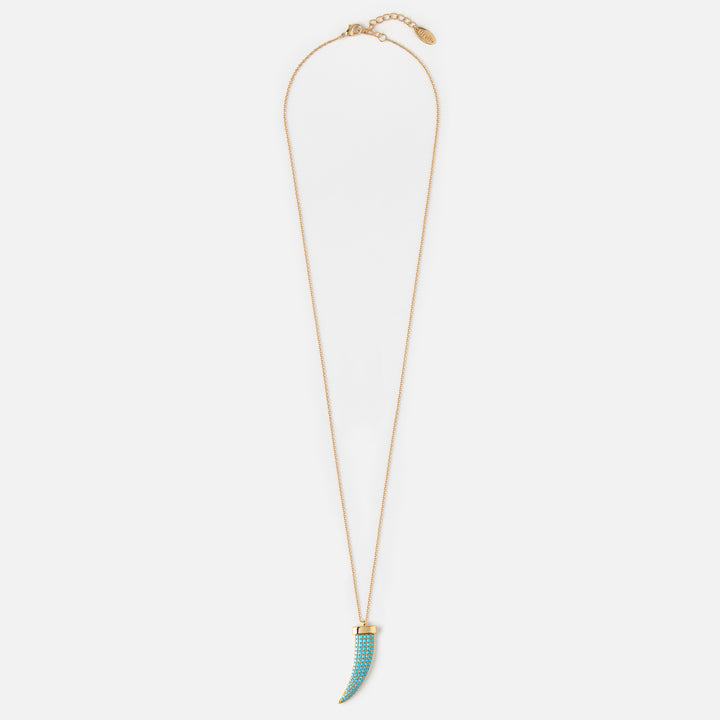 Orelia - Ketting Long Pave Tusk - Luxedy