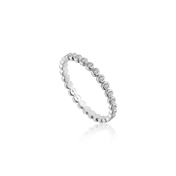 Ania Haie - Ring Shimmer Half Eternity Silver