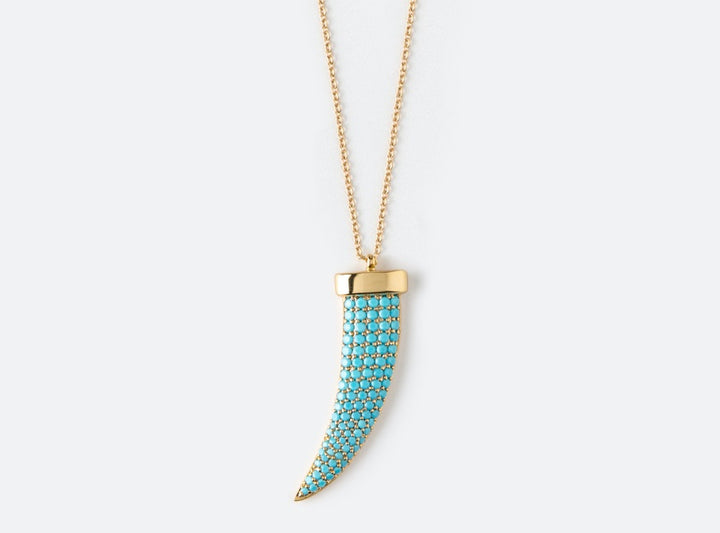 Orelia - Ketting Long Pave Tusk - Luxedy